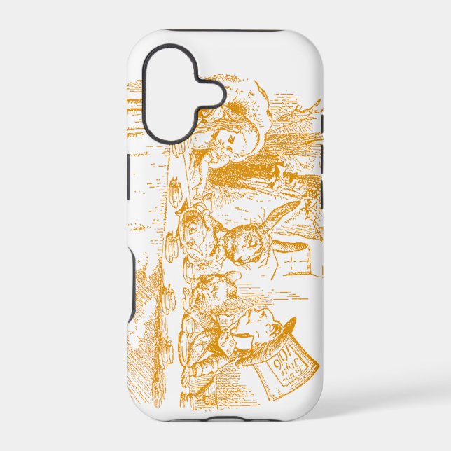 Alice in Wonderland Tea Party iPhone Case (Back)