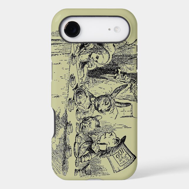 Alice in Wonderland Tea Party iPhone Case (Back)