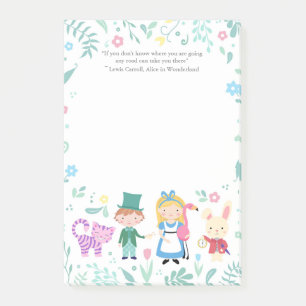 Alice in Wonderland Tea Party Post-it Notes