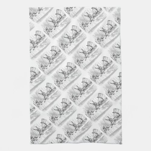 Alice in Wonderland Tea Party Theme Kitchen Towels