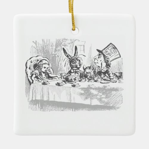 Alice in Wonderland Tea Party Theme Ornament