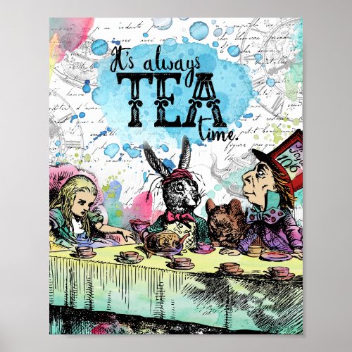 Alice in Wonderland _ Tea Time  Poster