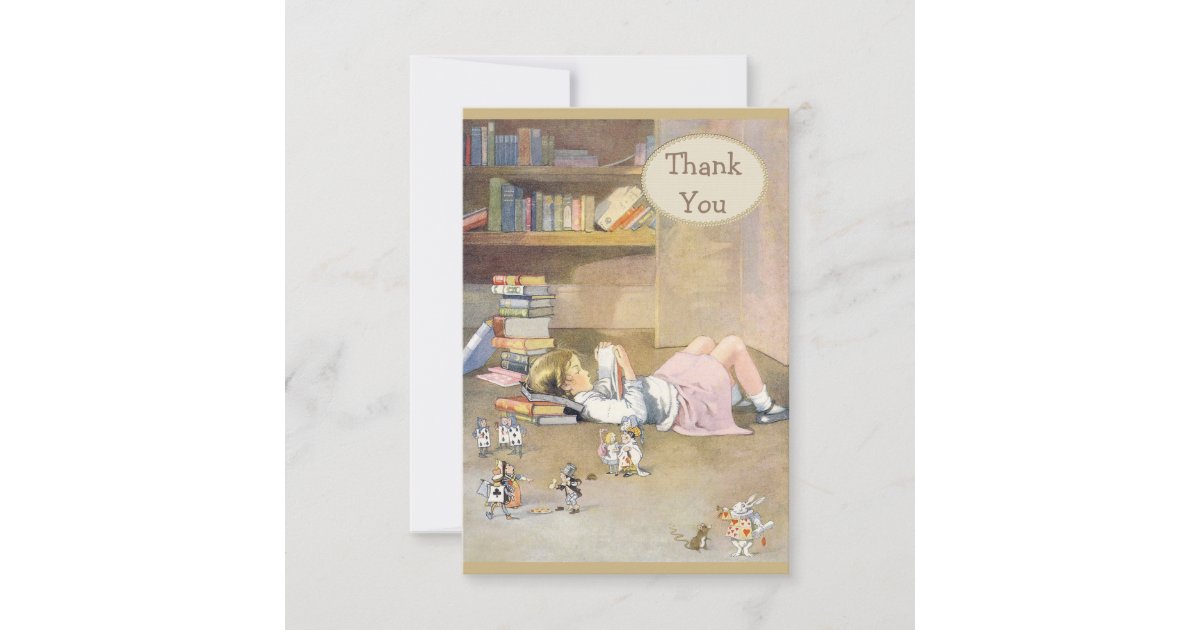 Alice in Wonderland Thank You Baby Shower | Zazzle