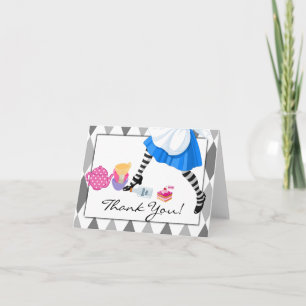 Alice in Wonderland Thank You Card