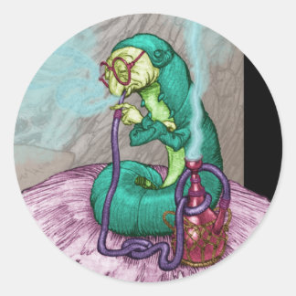 Alice in Wonderland - The Caterpillar Classic Round Sticker