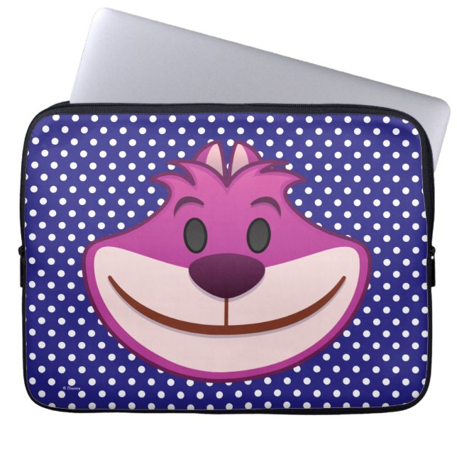 Alice In Wonderland | The Cheshire Cat Emoji Laptop Sleeve (Front)
