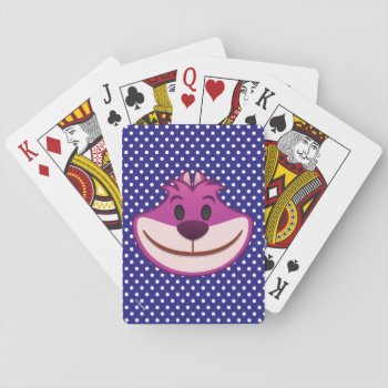 Alice In Wonderland | The Cheshire Cat Emoji Playing Cards by aliceinwonderland at Zazzle