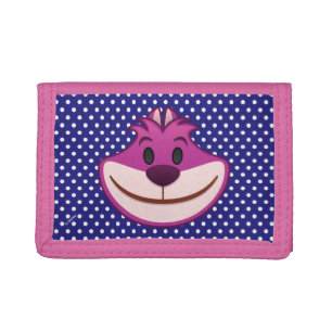 Alice In Wonderland The Cheshire Cat Emoji Trifold Wallet