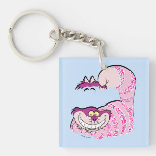 Alice In Wonderland The Cheshire Cat in Text Keychain