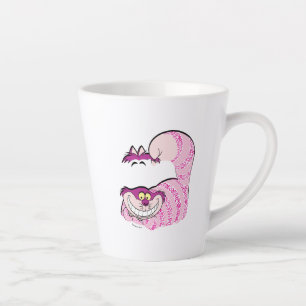 Alice In Wonderland   The Cheshire Cat in Text Latte Mug