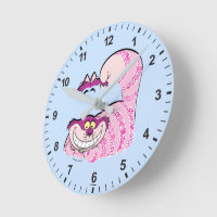 Alice in Wonderland Clock. Cheshire Cat Clock. Alice in Wonderland