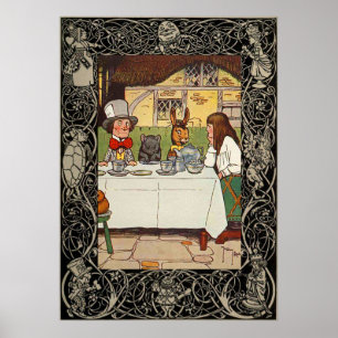 Alice In Wonderland The Mad Haters Tea Party Poster