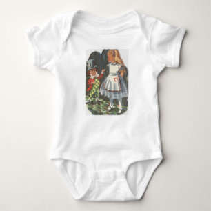 Alice in Wonderland & The Mad Hatter Baby Bodysuit