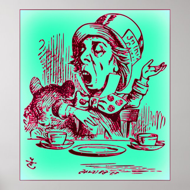 Alice in Wonderland - The Mad Hatter Poster (Front)