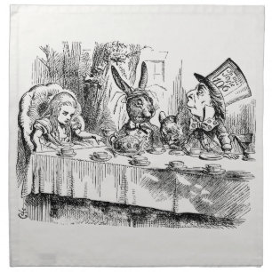 Alice in Wonderland - The Mad Hatter’s Tea Party Cloth Napkin