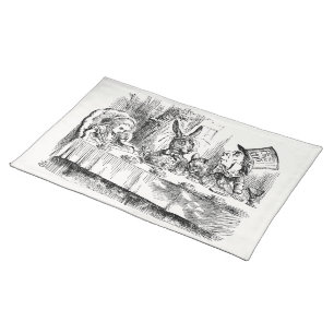 Alice in Wonderland - The Mad Hatter’s Tea Party Cloth Placemat