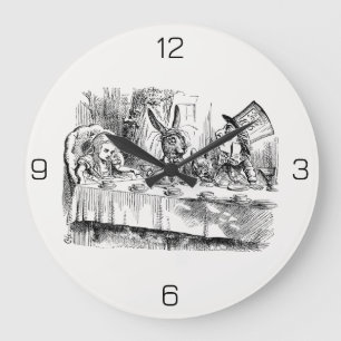 Alice in Wonderland - The Mad Hatter’s Tea Party Large Clock