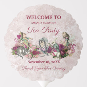 Alice in Wonderland The Mad Hatter Tea Party Balloon