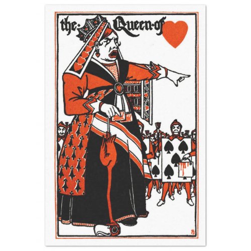 ALICE IN WONDERLAND _ THE QUEEN OF HEARTS TISSUE PAPER