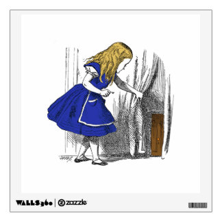 Alice in Wonderland - The Small Door Wall Sticker