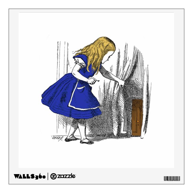 Alice in Wonderland - The Small Door Wall Sticker (Front)