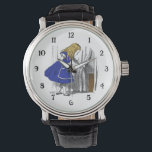 Alice in Wonderland - The Small Door Watch<br><div class="desc">Original Artwork from Lewis Carroll's Alice in Wonderland,  Through The Looking Glass and Alice's Adventures Underground featuring the Cheshire Cat,  Red Queen,  The Hookah Smoking Caterpillar,  The Mad Hatter at the Mad Tea Party,  The White Rabbit,  and the others.</div>