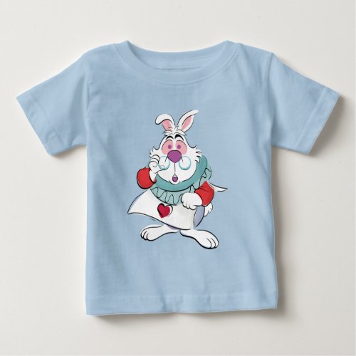 Alice In Wonderland  The White Rabbit Baby T_Shirt
