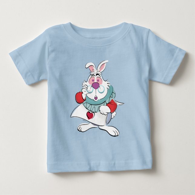 Alice In Wonderland | The White Rabbit Baby T-Shirt (Front)