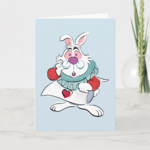 Alice In Wonderland The White Rabbit Card