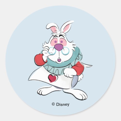 Alice In Wonderland | The White Rabbit Classic Round Sticker