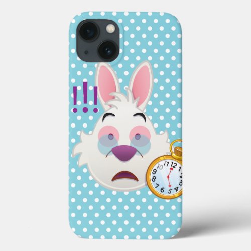 Alice In Wonderland   The White Rabbit Emoji iPhone 13 Case