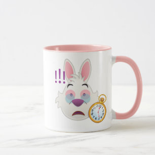 Alice In Wonderland The White Rabbit Emoji Mug