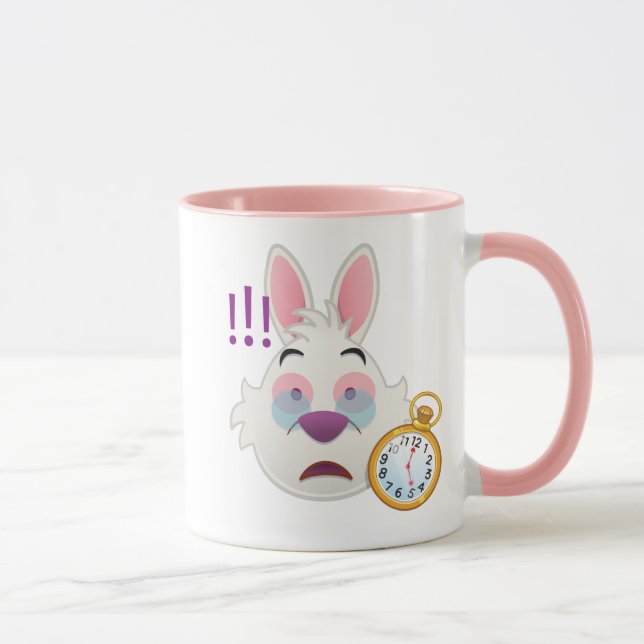 Alice In Wonderland  | The White Rabbit Emoji Mug (Right)