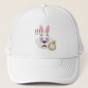 Alice In Wonderland    The White Rabbit Emoji Trucker Hat