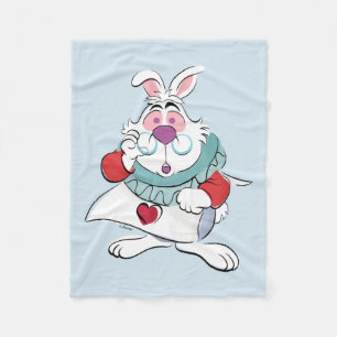Alice In Wonderland   The White Rabbit Fleece Blanket