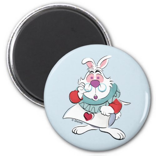 Alice In Wonderland  The White Rabbit Magnet