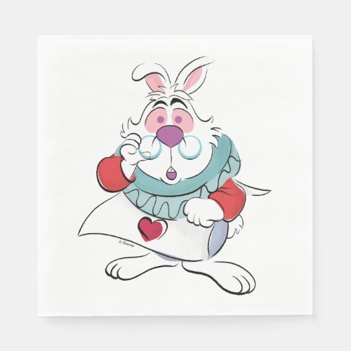 Alice In Wonderland  The White Rabbit Napkins