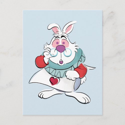 Alice In Wonderland  The White Rabbit Postcard