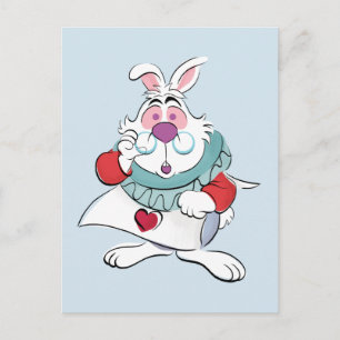 Alice In Wonderland   The White Rabbit Postcard