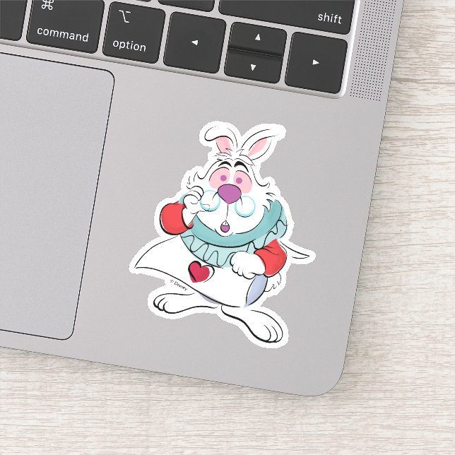 Alice In Wonderland | The White Rabbit Sticker (Detail)
