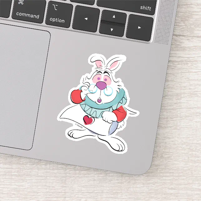 Alice In Wonderland | The White Rabbit Sticker | Zazzle
