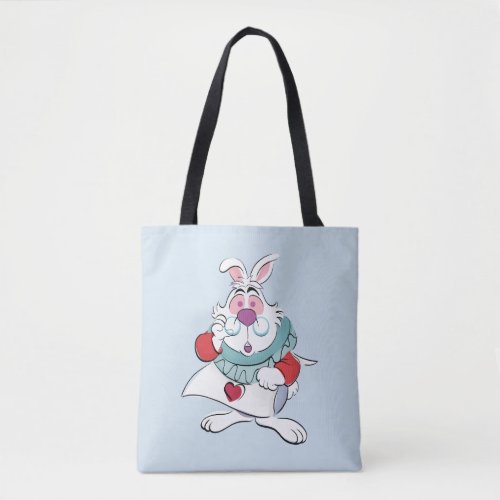 Alice In Wonderland  The White Rabbit Tote Bag