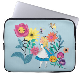 Alice in Wonderland The Wonderland Flowers Laptop Sleeve