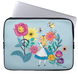Alice in Wonderland | The Wonderland Flowers Laptop Sleeve