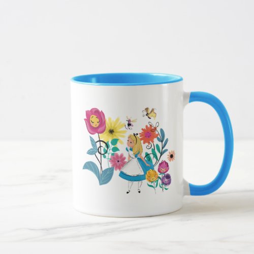 Alice in Wonderland  The Wonderland Flowers Mug