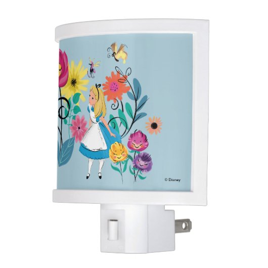 Alice in Wonderland | The Wonderland Flowers Night Light (Left)