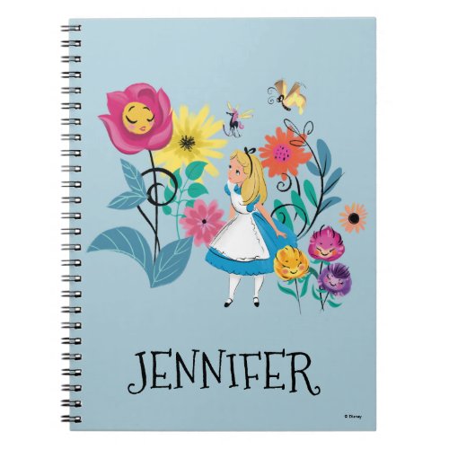Alice in Wonderland  The Wonderland Flowers Notebook