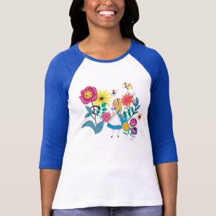 3/4 Sleeve Alice In Wonderland T-Shirts 