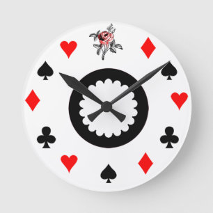 Alice in Wonderland Themed Round Clock