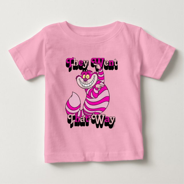 Alice In Wonderland | They Went That Way Baby T-Shirt (Front)